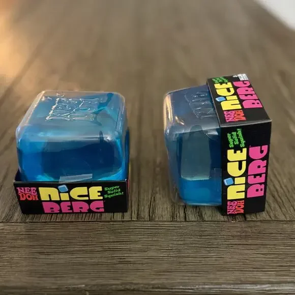 Schylling NeeDoh Nice Berg Satisfying Square Shaped Sensory Fidget Toy New 2026 - Picture 9 of 9